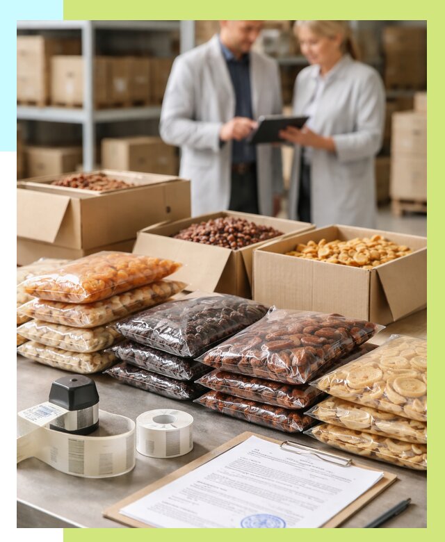 Сертификация сухофруктов в Ессентуках от 12236 р. | Алешин-Ссн под ключ