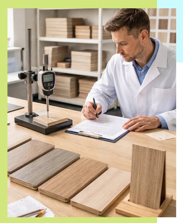 Сертификация ламината с испытаниями и оформлением документов в Ессентуках