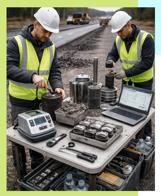 Сертификация асфальта: испытания и подтверждение в Ессентуках