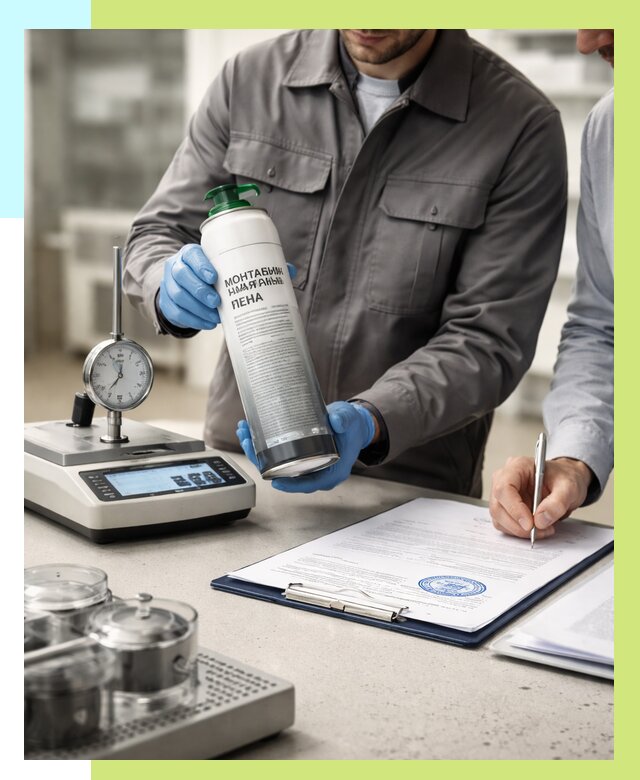 Сертификация монтажной пены в Ессентуках от 15296 р. | Алешин-Ссн