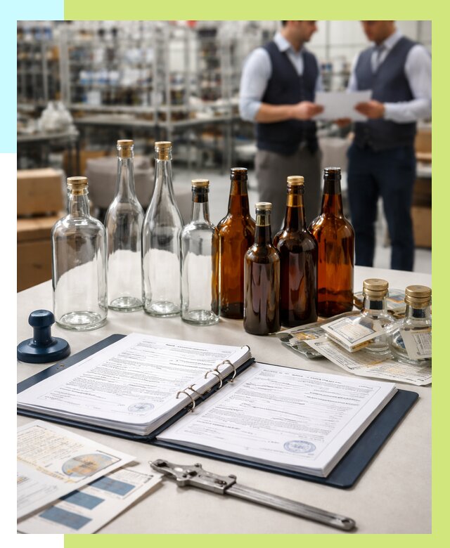 Сертификация стеклянных бутылок в Ессентуках от 25493 р. | Алешин-Ссн