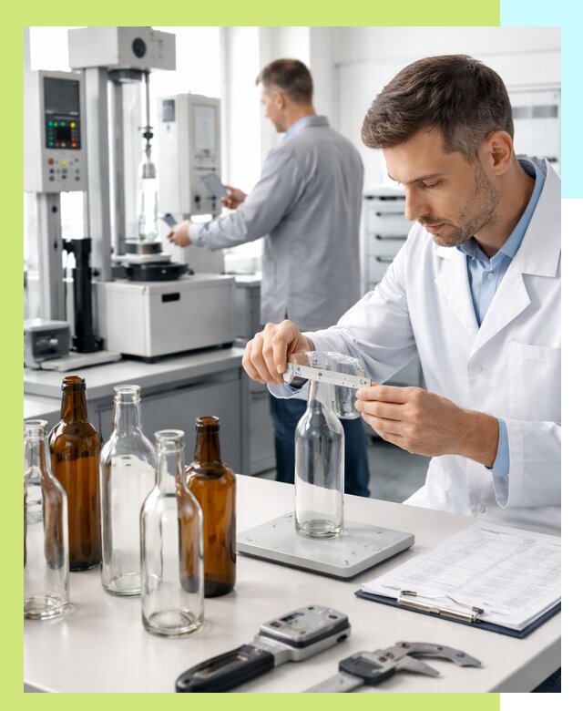 Сертификация стеклянных бутылок и сопутствующей упаковки в Ессентуках