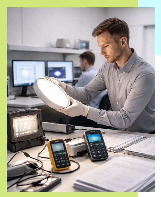 Сертификация светильников в Ессентуках: испытания и оформление