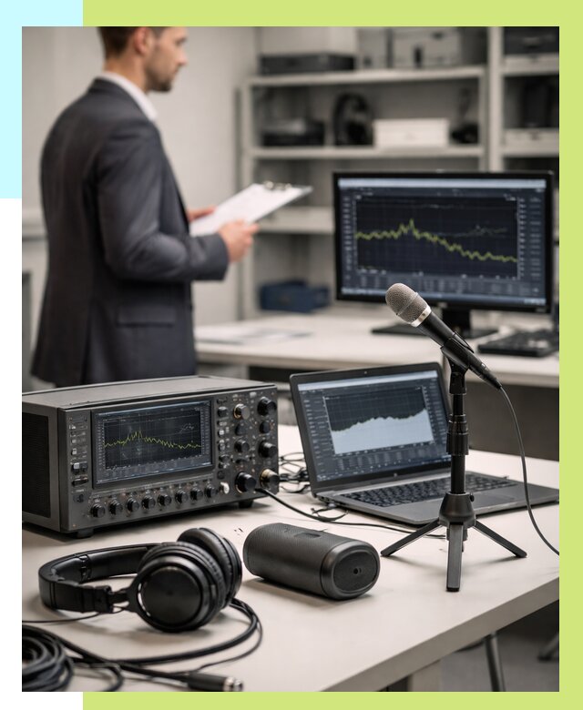 Сертификация аудиотехники в Ессентуках от 15296 р., Алешин-Ссн