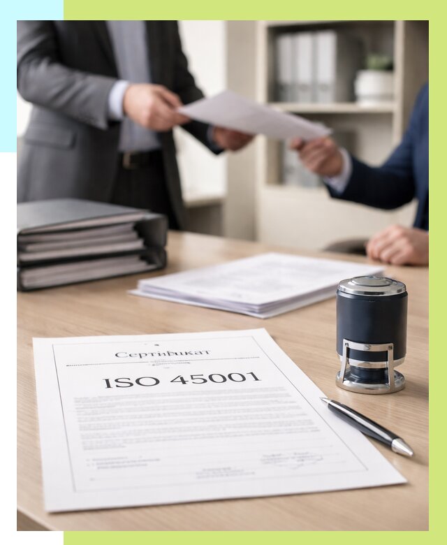 Сертификат ISO 45001 в Ессентуках под ключ от 45887 р. | Алешин-Ссн