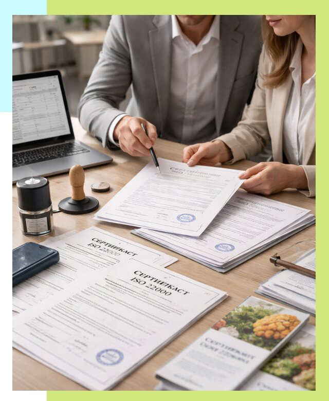 Сертификат ISO 22000 в Ессентуках от 40788 р. под ключ | Алешин-Ссн